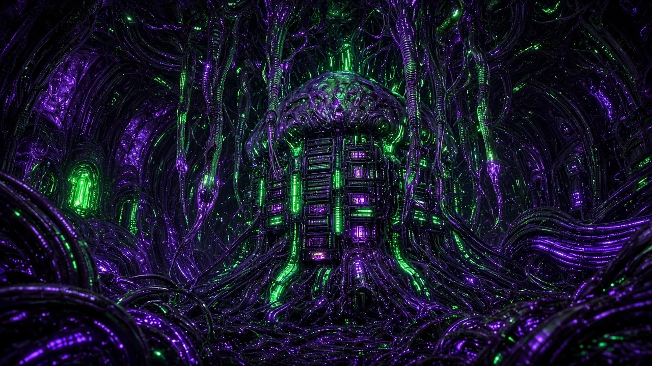 A vault of organic machinery