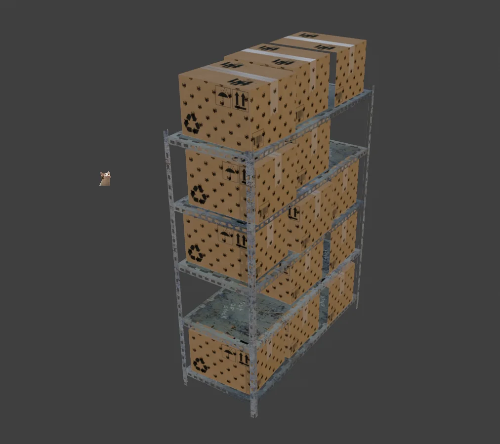 WEARHAUS Asset Cat Warehouse Voxel